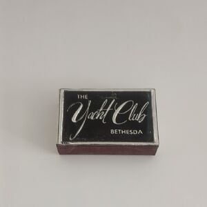 The Yacht Club Bethesda Matchbox Matches